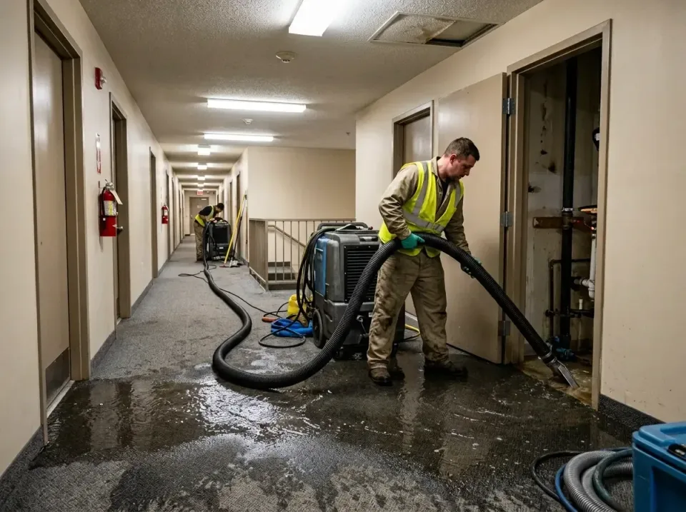 multi-unit-apartment-hallway-f-005 — frequently asked questions, Emergency Burst Pipe Water Extraction & Removal in Simonton…